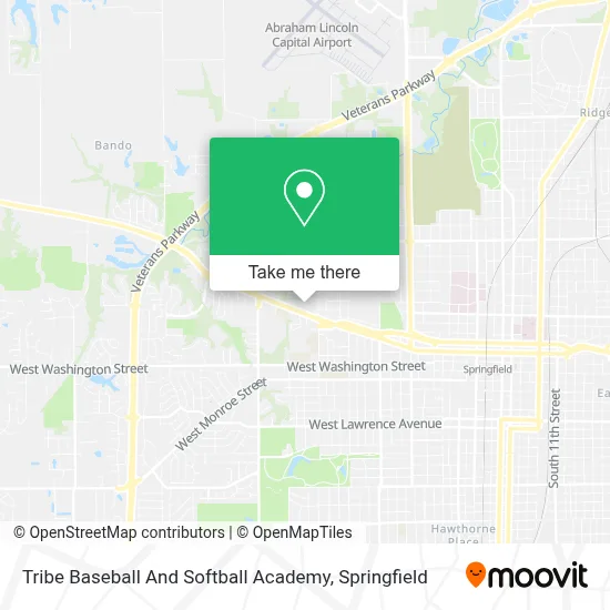 Tribe Baseball And Softball Academy map