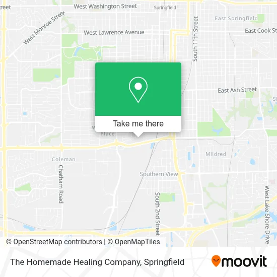 The Homemade Healing Company map