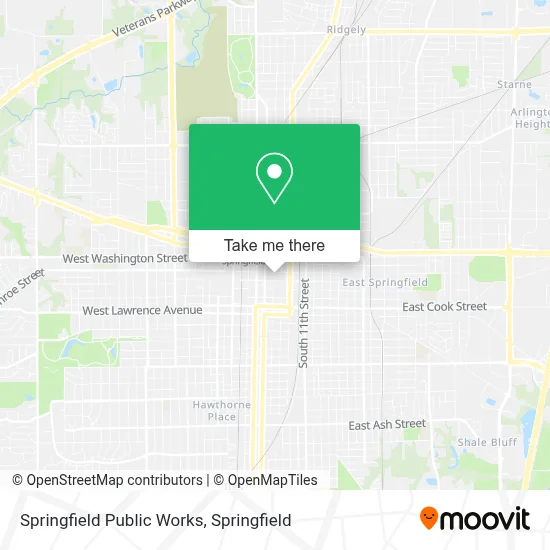 Springfield Public Works map