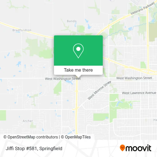 Jiffi Stop #581 map