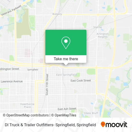Dl Truck & Trailer Outfitters- Springfield map