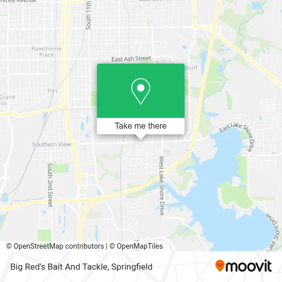 Big Red's Bait And Tackle map