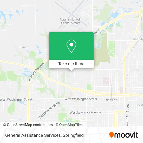 General Assistance Services map