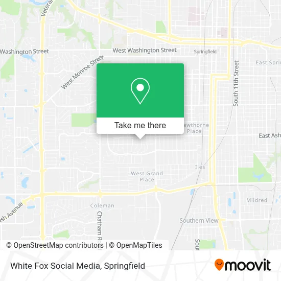 White Fox Social Media map