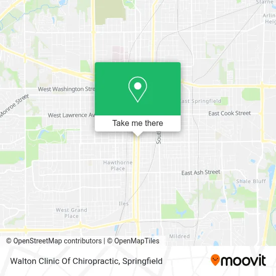 Walton Clinic Of Chiropractic map