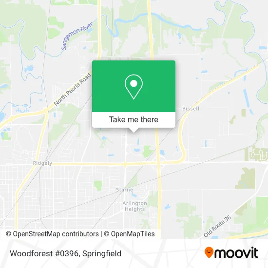 Woodforest #0396 map