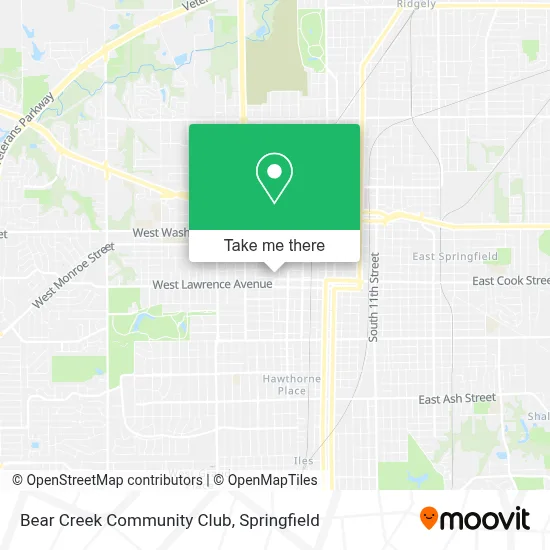 Bear Creek Community Club map