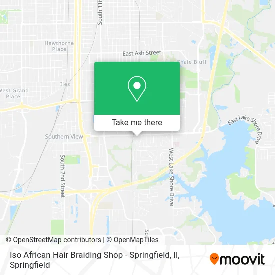 Iso African Hair Braiding Shop - Springfield, Il map