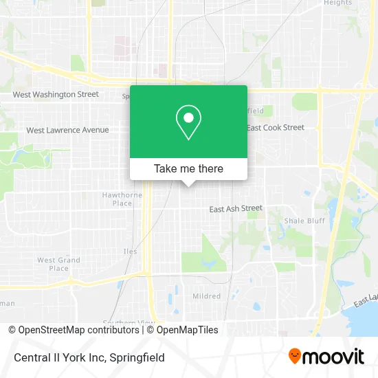 Central Il York Inc map