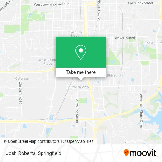 Josh Roberts map