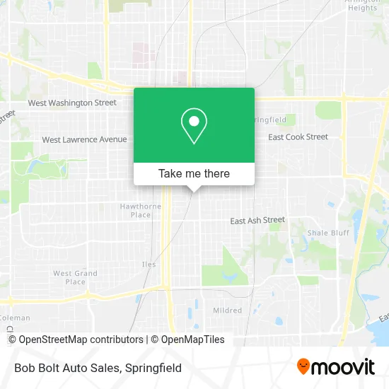 Bob Bolt Auto Sales map