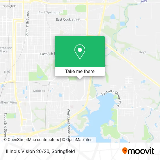 Illinois Vision 20/20 map