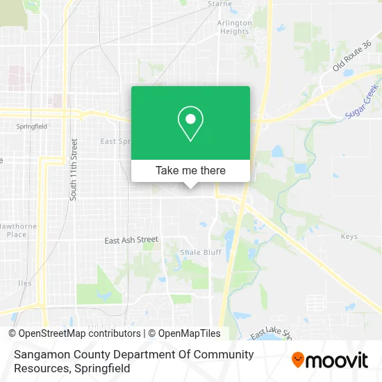 Sangamon County Department Of Community Resources map