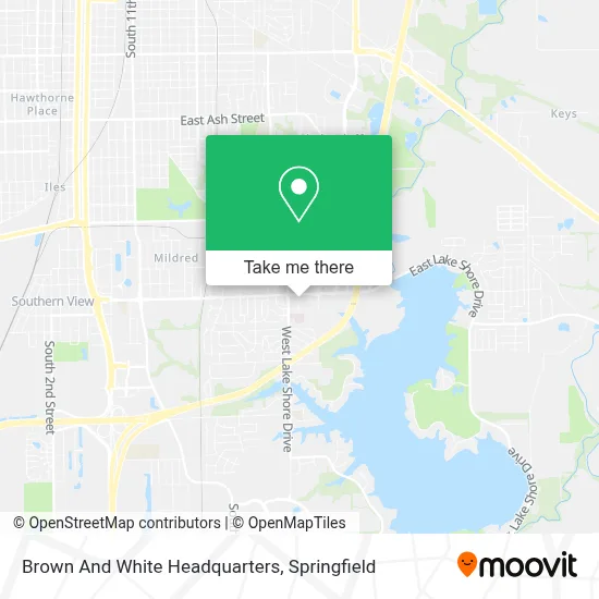 Brown And White Headquarters map