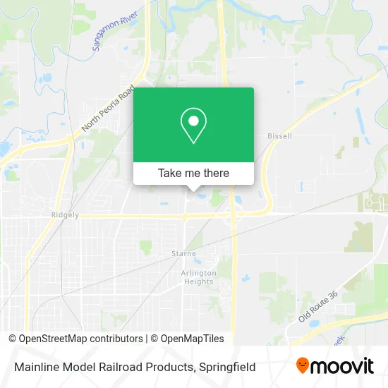 Mainline Model Railroad Products map