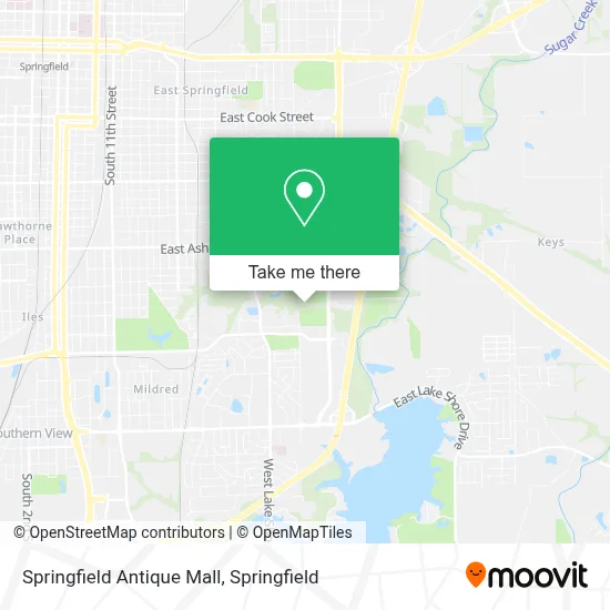 Springfield Antique Mall map
