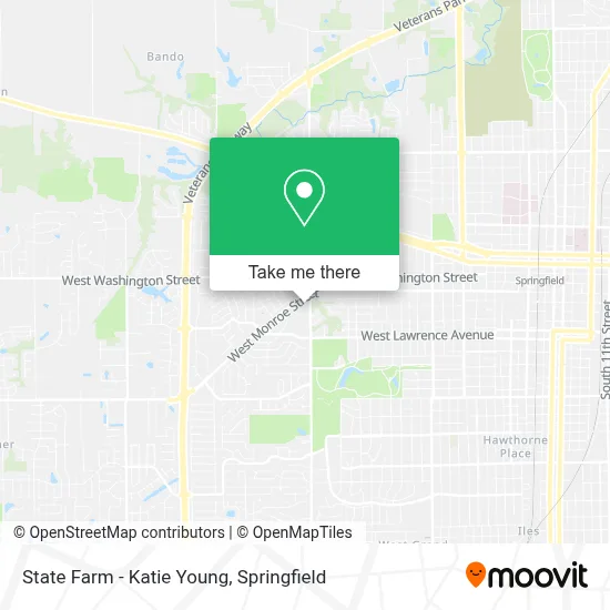 State Farm - Katie Young map