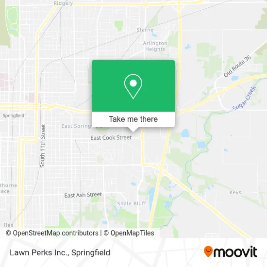 Lawn Perks Inc. map