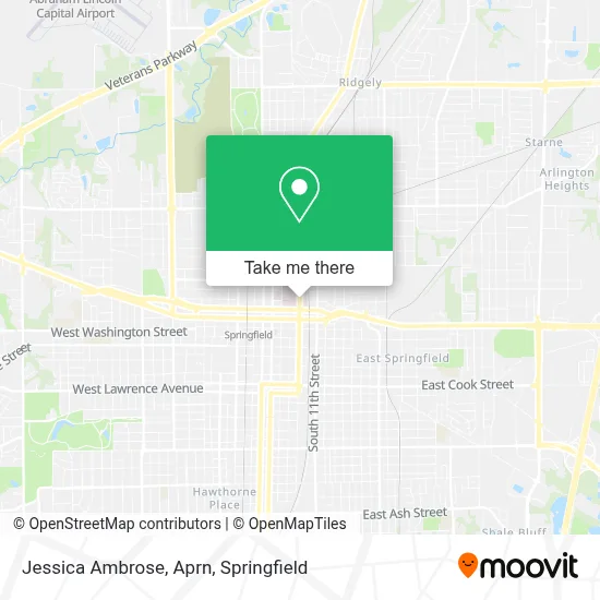 Jessica Ambrose, Aprn map