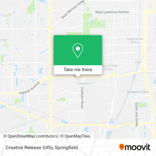 Creative Release Gifts map