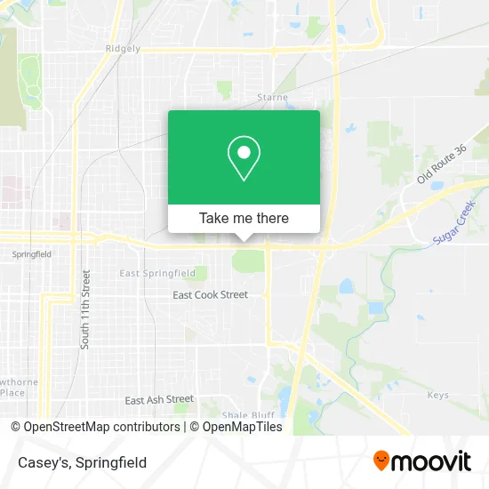 Casey's map