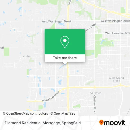 Diamond Residential Mortgage map