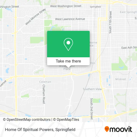 Home Of Spiritual Powers map