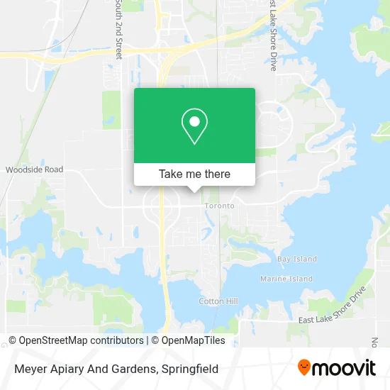 Meyer Apiary And Gardens map