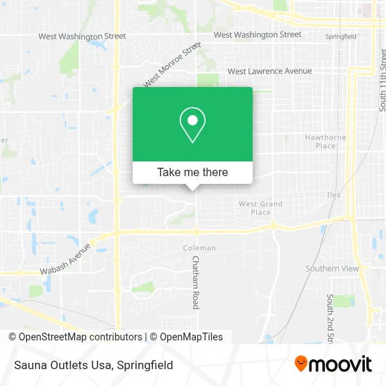 Sauna Outlets Usa map