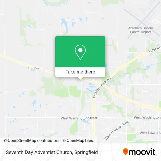 Seventh Day Adventist Church map