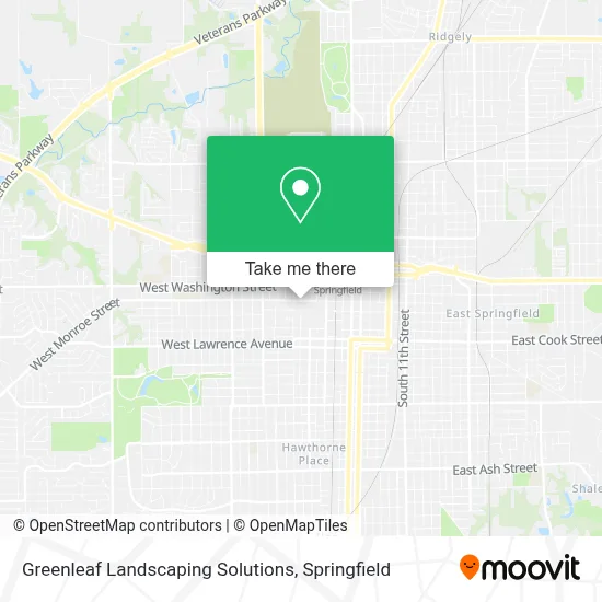 Greenleaf Landscaping Solutions map