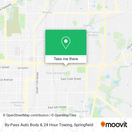 By-Pass Auto Body & 24 Hour Towing map