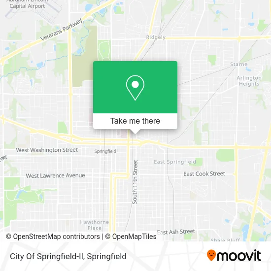 City Of Springfield-Il map
