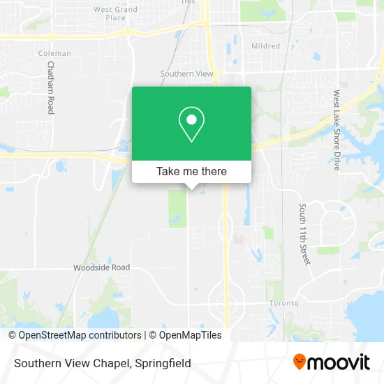 Southern View Chapel map