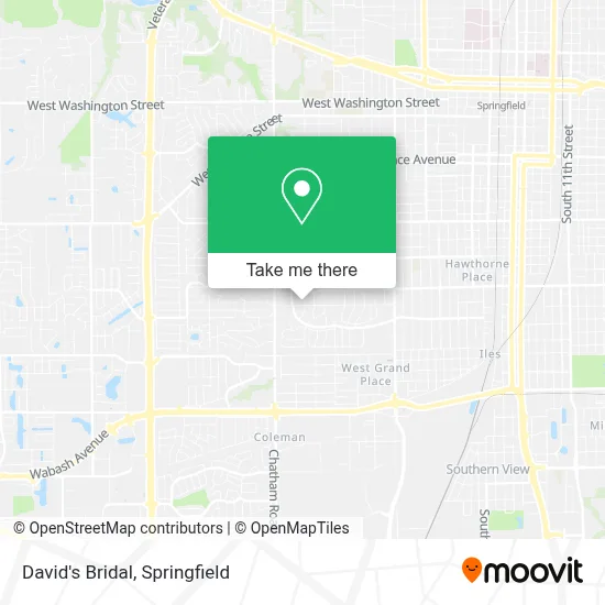 David's Bridal map