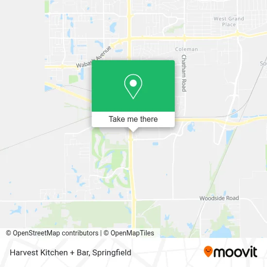 Harvest Kitchen + Bar map