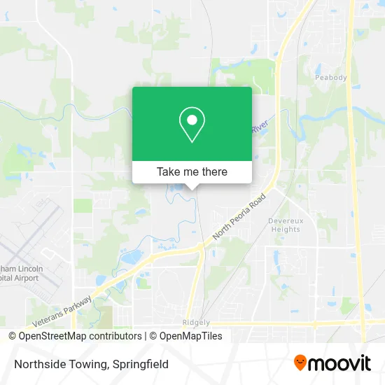 Northside Towing map