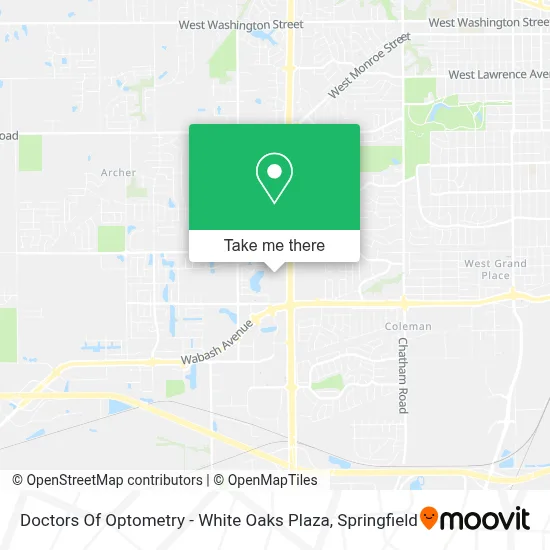 Doctors Of Optometry - White Oaks Plaza map
