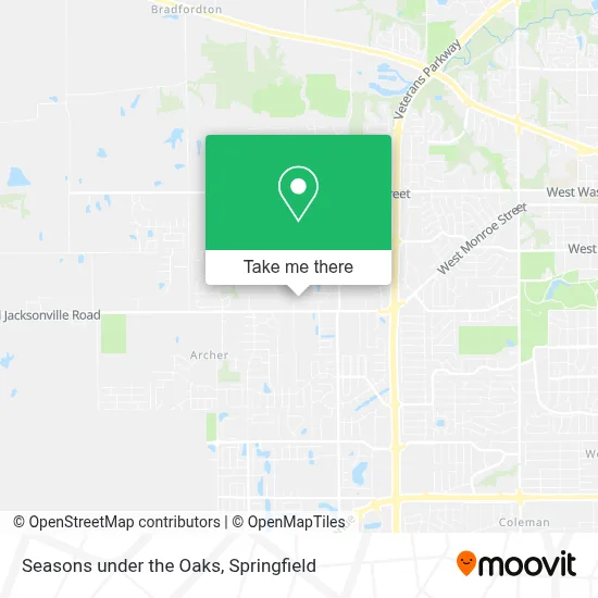 Seasons under the Oaks map