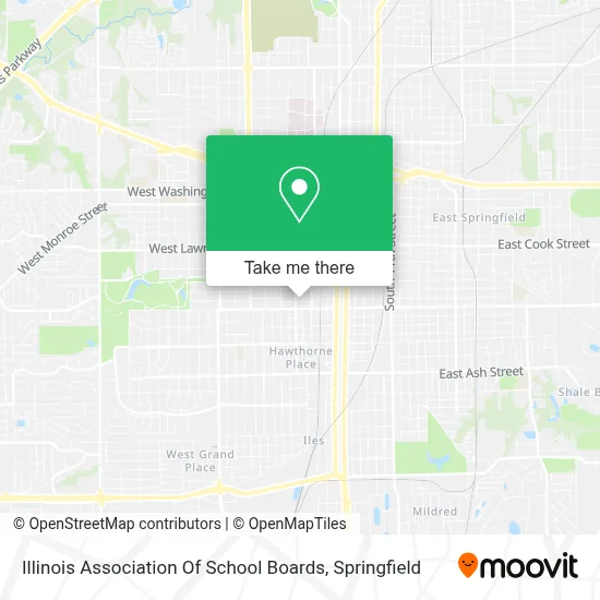 Illinois Association Of School Boards map
