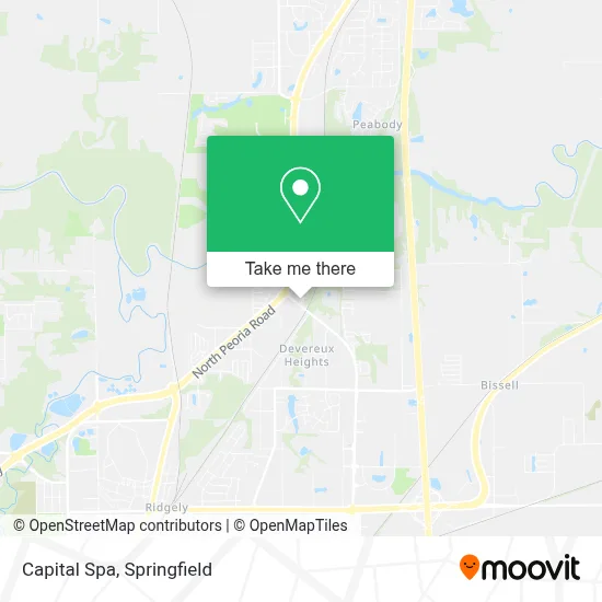 Capital Spa map