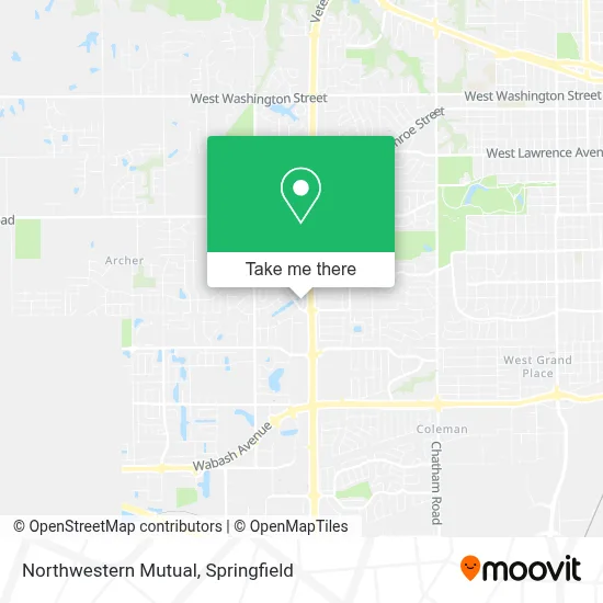 Northwestern Mutual map