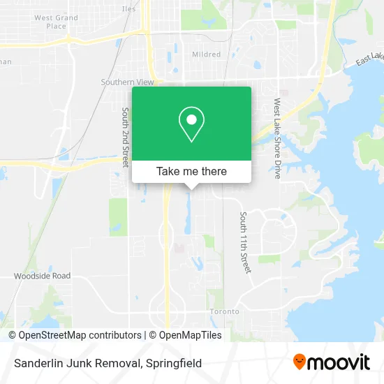 Sanderlin Junk Removal map