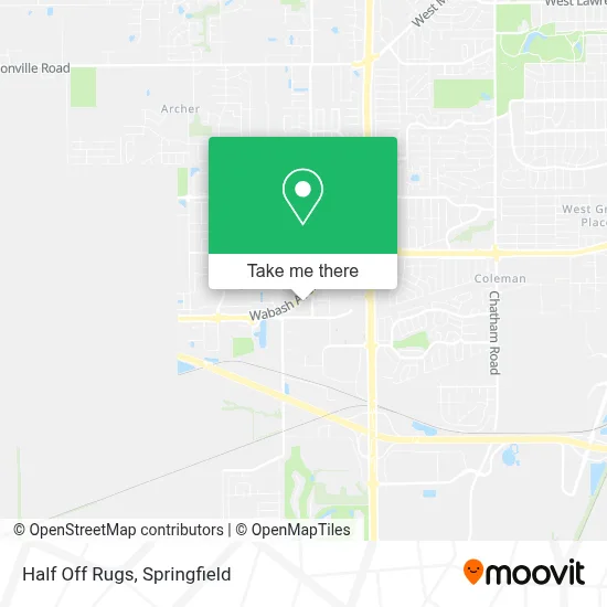 Half Off Rugs map
