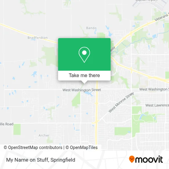 My Name on Stuff map
