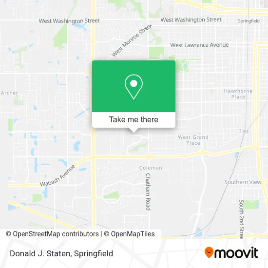 Donald J. Staten map