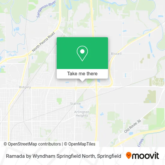 Ramada by Wyndham Springfield North map