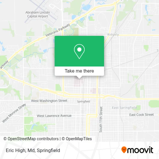Eric High, Md map