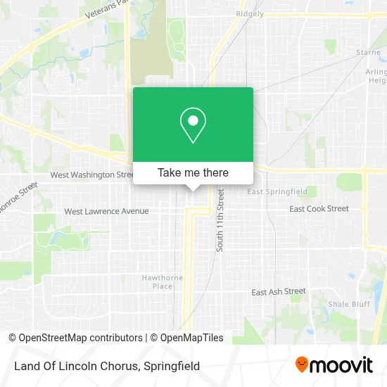 Land Of Lincoln Chorus map