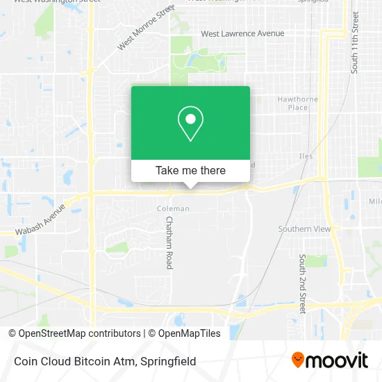 Coin Cloud Bitcoin Atm map